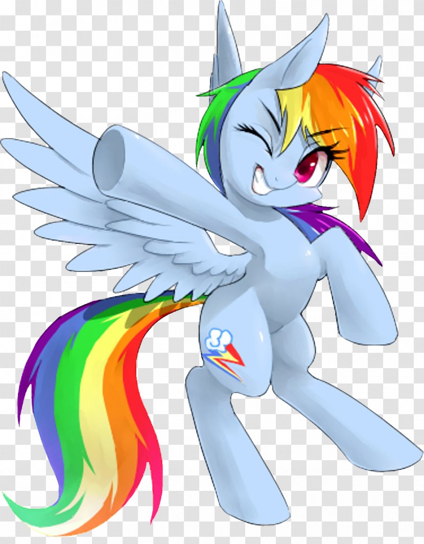 Pony Pinkie Pie Rainbow Dash Horse DeviantArt - Watercolor - Pegasus Hair Transparent PNG