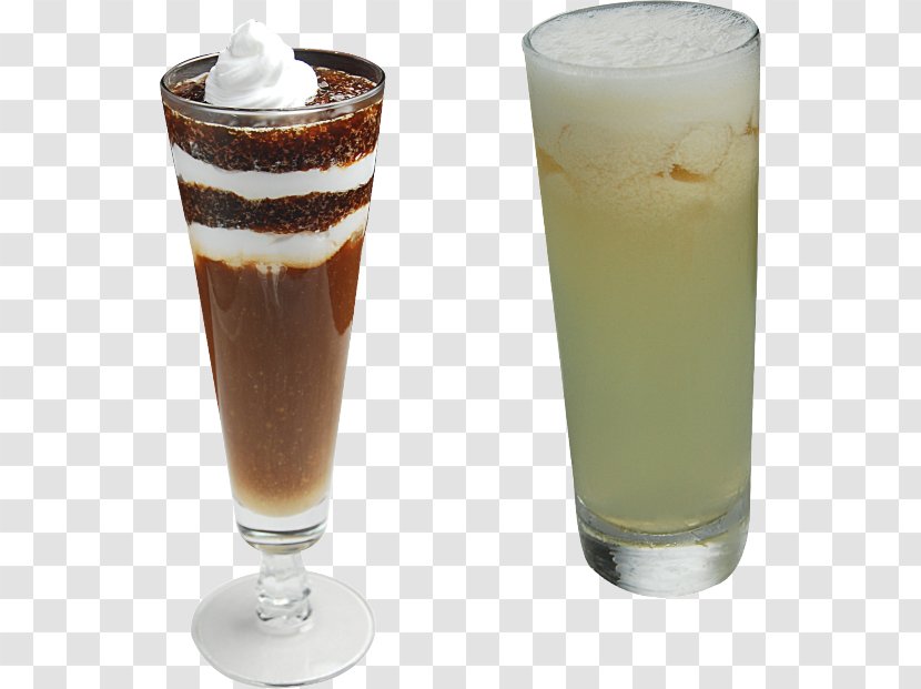 Milkshake Chocolate Ice Cream - Double Transparent PNG