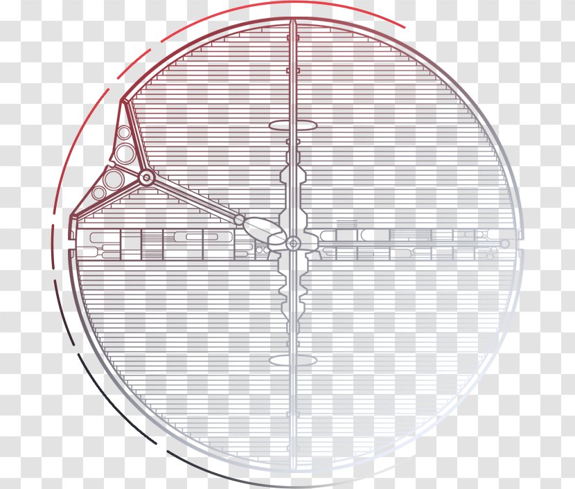 Death Star Space Station Schema - Embroidery - Cloud Castle Transparent PNG
