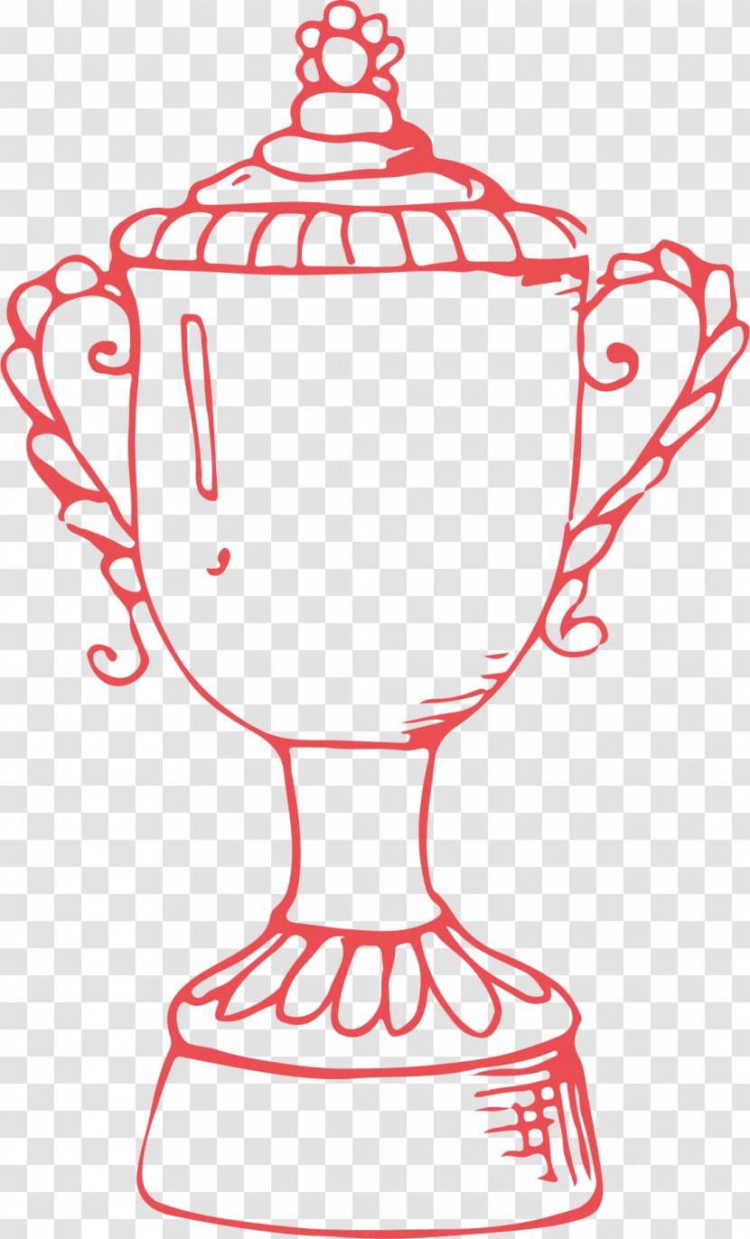 Euclidean Vector - Red - Trophy Transparent PNG