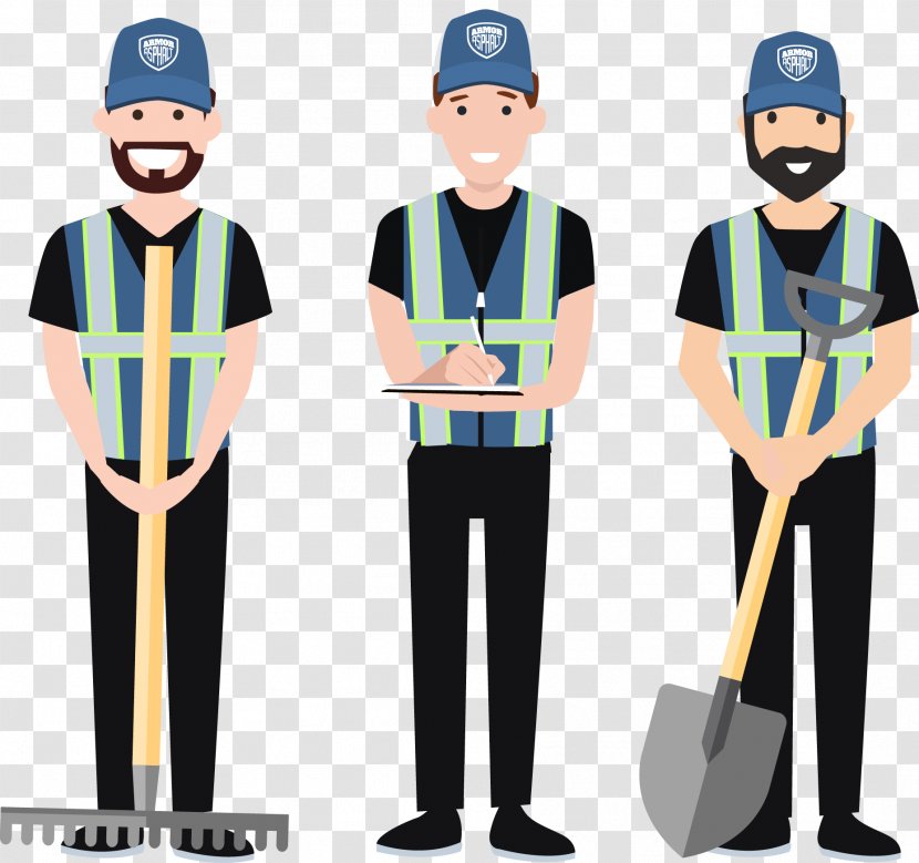 Human Behavior Uniform Asphalt Concrete Cartoon Pavement - Armour Transparent PNG