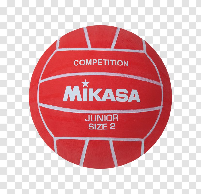 Water Polo Ball Mikasa Sports - Red Transparent PNG
