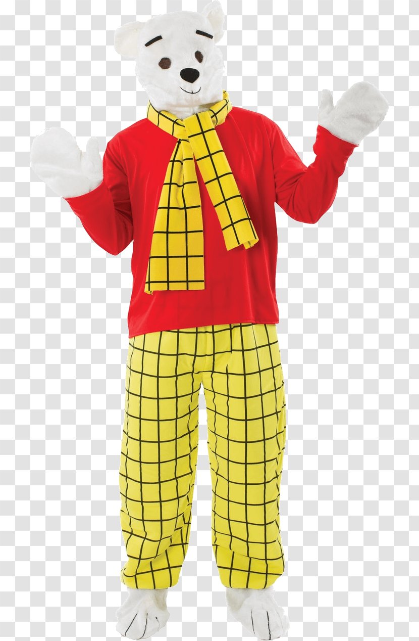 Rupert Bear Costume Clothing Fozzie - Cartoon Transparent PNG