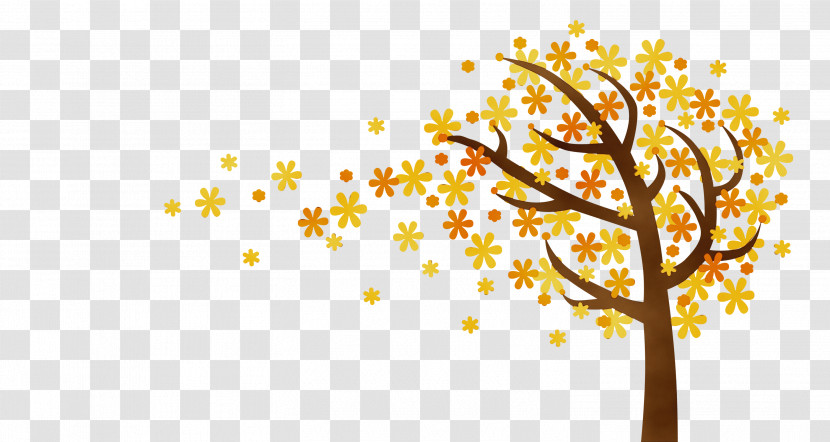 Twig Yellow Font Sunlight Happiness Transparent PNG