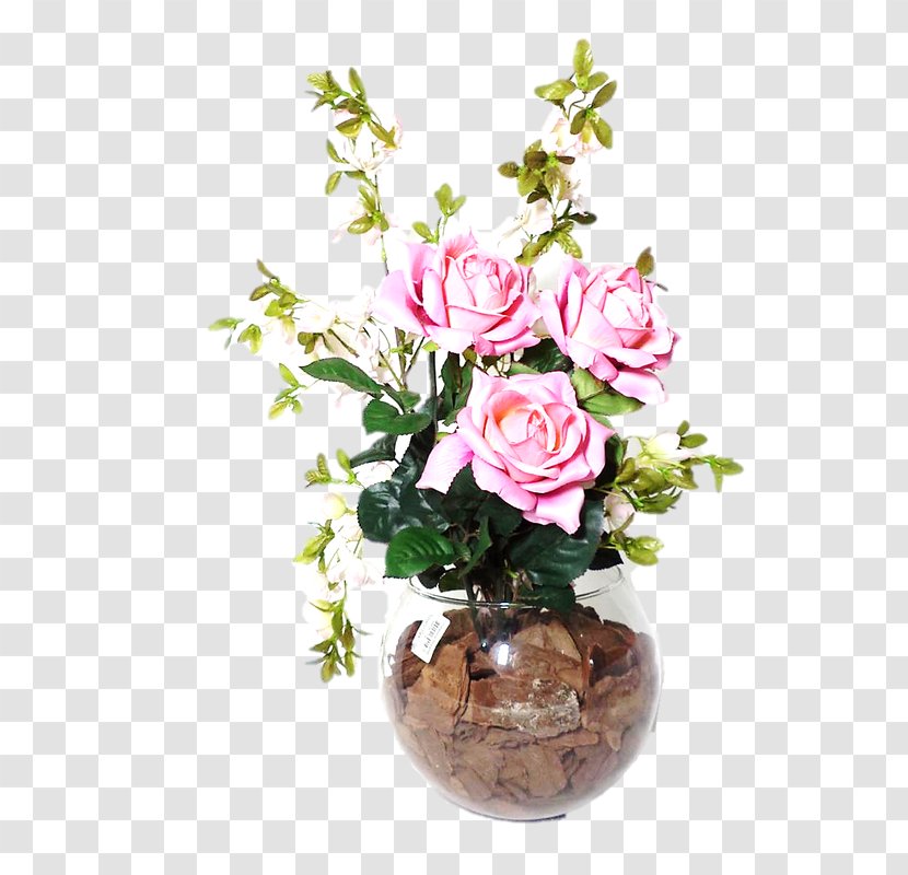 Garden Roses Centifolia Floral Design Cut Flowers Flowerpot - Vase - Flower Transparent PNG