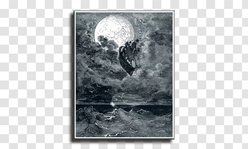 A Voyage To The Moon Wild Ride Through Night Painting Raven Illustrator - Art Transparent PNG