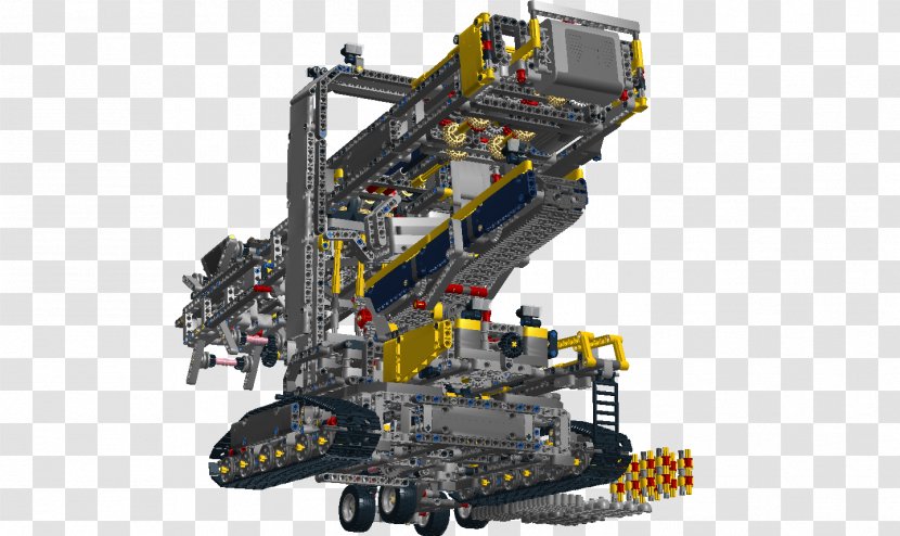 Lego Technic Bucket-wheel Excavator LEGO Digital Designer Vehicle - Yellow Transparent PNG