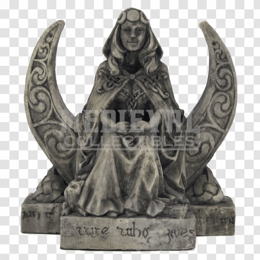 Statue Figurine Wicca Triple Goddess - Selene Transparent PNG