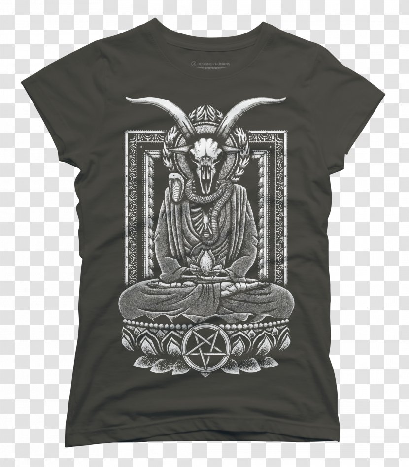 T-shirt Baphomet Satanism Lucifer - Neck Transparent PNG