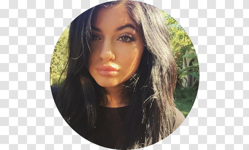 Kylie Jenner Black Hair Coloring - Brown Transparent PNG