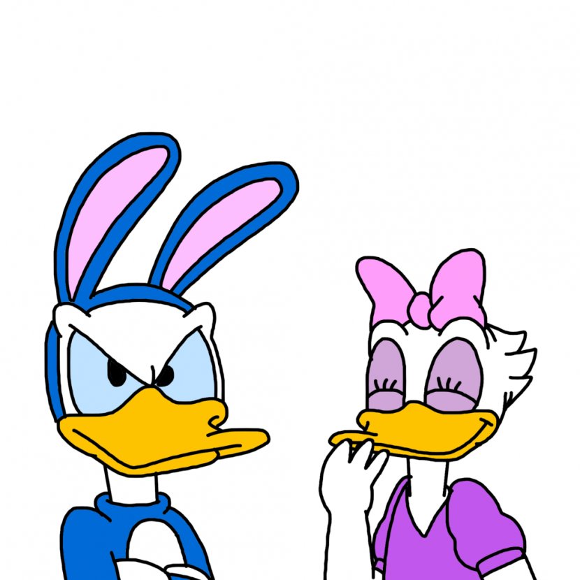 Daisy Duck Donald Easter Bunny Scrooge McDuck Minnie Mouse - Art Transparent PNG