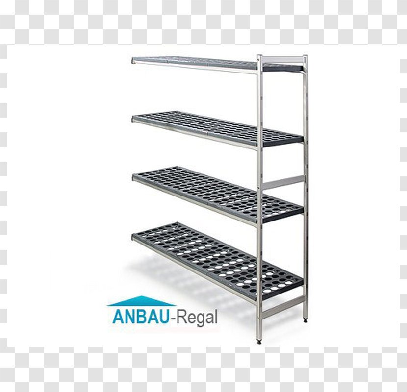 Cool Store Stainless Steel Room Shelf Bookcase - Industry - Chafing Dish Transparent PNG