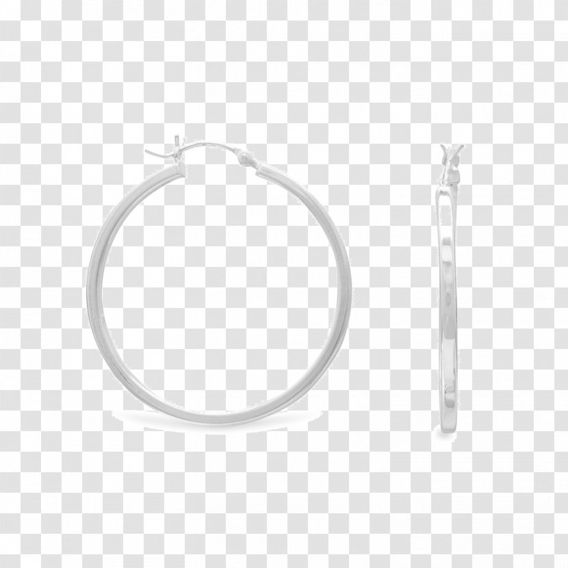 Silver Body Jewellery - Hoop Transparent PNG