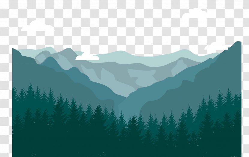 Squamish Euclidean Vector Mountain Landscape - Scenery Transparent PNG