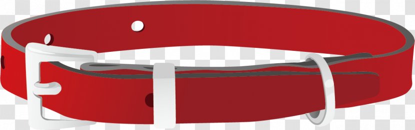 Dog Belt Red - Creative Image Transparent PNG