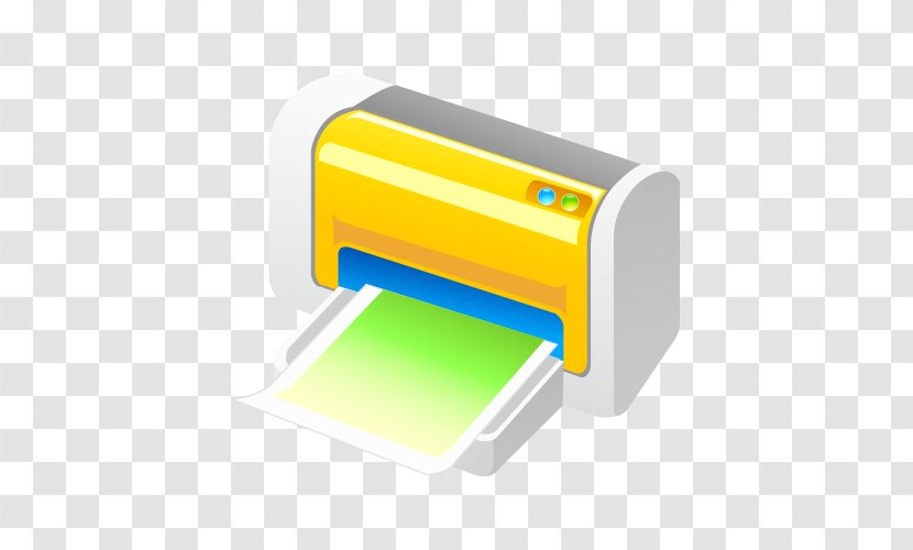 Printer - Rectangle - Cool Vector Material Transparent PNG