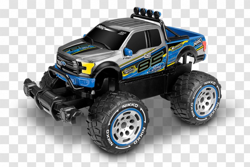 Radio-controlled Car Ford Monster Truck Nikko R/C - Automotive Wheel System - Hot Wheels Race Off Transparent PNG