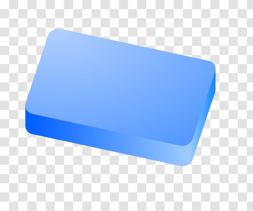 Material Blue Rectangle - Electric - Soap Cliparts Transparent Transparent PNG