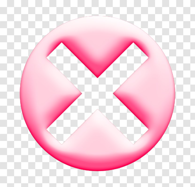 Circle Icon Close Cross - X - Logo Material Property Transparent PNG