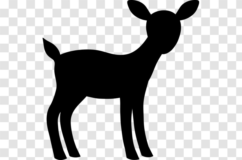 Goat Donkey Black & White - M Deer Clip Art Transparent PNG