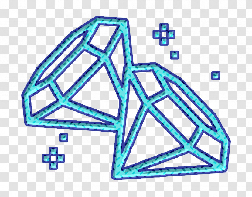 Diamond Icon Game Elements Icon Transparent PNG