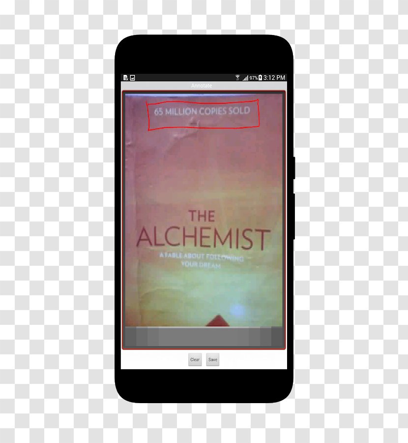 Smartphone The Alchemist Book English Handheld Devices Transparent PNG