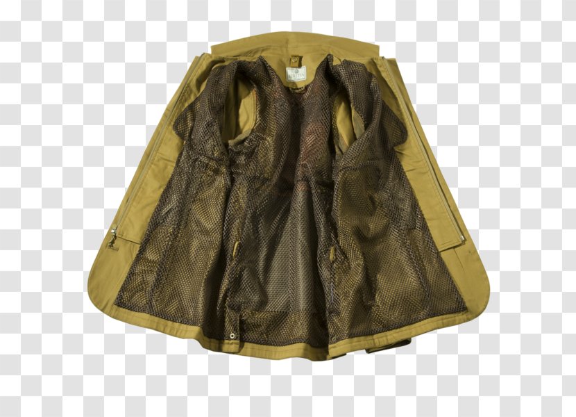 Jacket Khaki Leather Fur Transparent PNG