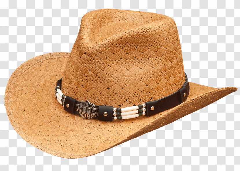 Cowboy Hat Straw Harley-Davidson Headgear Transparent PNG