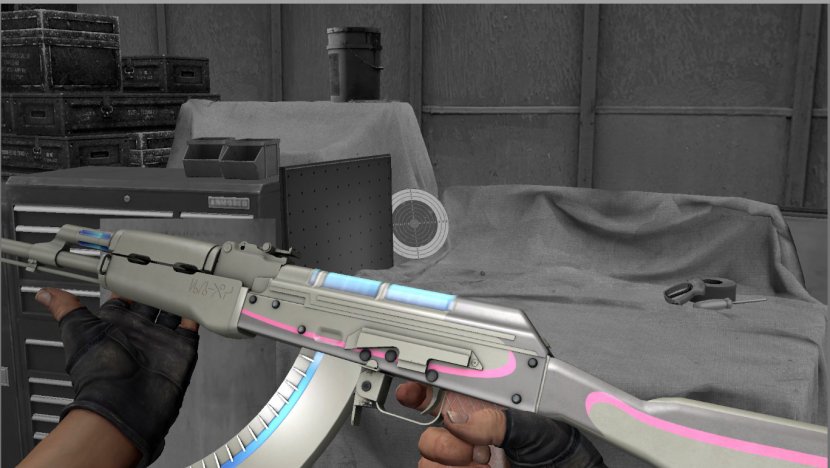 Counter-Strike: Global Offensive Dota 2 AK-47 Steam Video Game - Silhouette - Ak 47 Transparent PNG