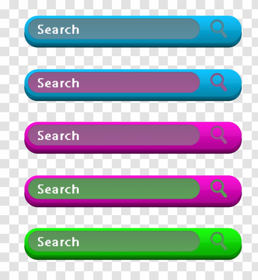 Search Box Magnifying Glass - Site Bar Transparent PNG