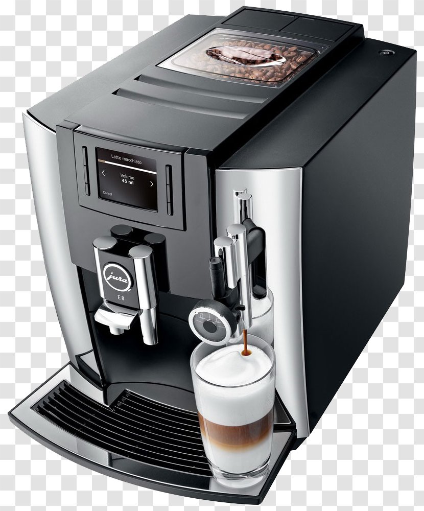 Coffee Espresso Flat White Ristretto Cafe - Cappuccino - Machine Transparent PNG