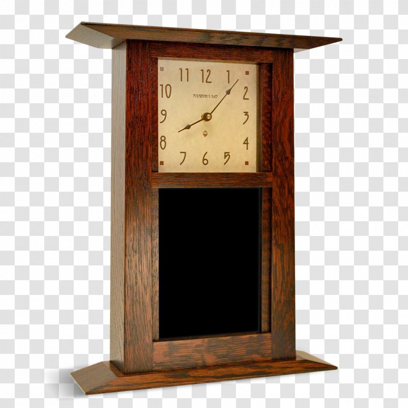 Mantel Clock Arts And Crafts Movement Mission Style Furniture - Craft Transparent PNG