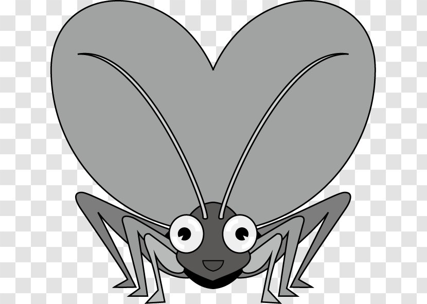 Insect Cricket Clip Art - Heart Transparent PNG