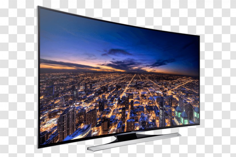 4K Resolution Ultra-high-definition Television LED-backlit LCD Smart TV Samsung - Curved Transparent PNG