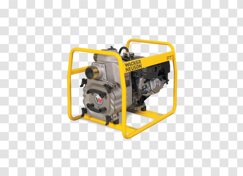 Pump Heavy Machinery Diesel Engine Wacker Neuson Dewatering - Frame - Business Transparent PNG