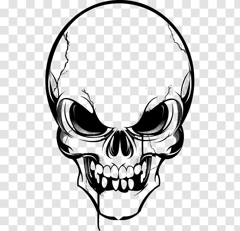 Vector Graphics Skull Clip Art Image Drawing - Face Transparent PNG