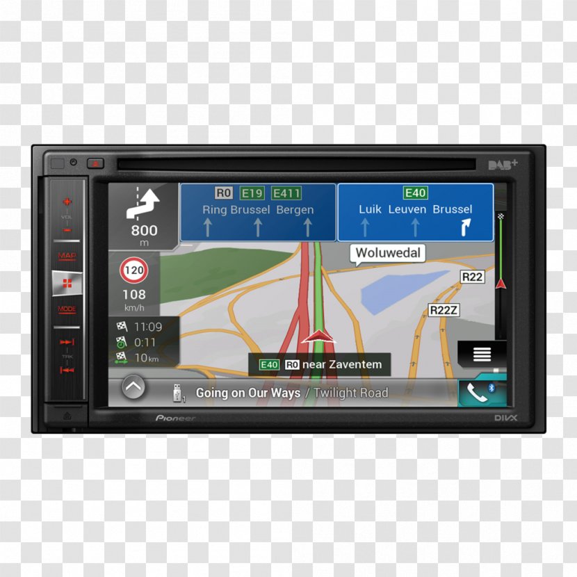 GPS Navigation Systems Pioneer Sat Nav Europe Vehicle Audio ISO 7736 - Gps - Iso Transparent PNG