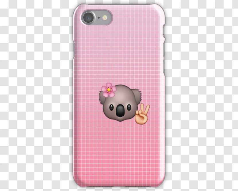 Pig Textile Snout Mobile Phone Accessories Pink M - Heart Transparent PNG