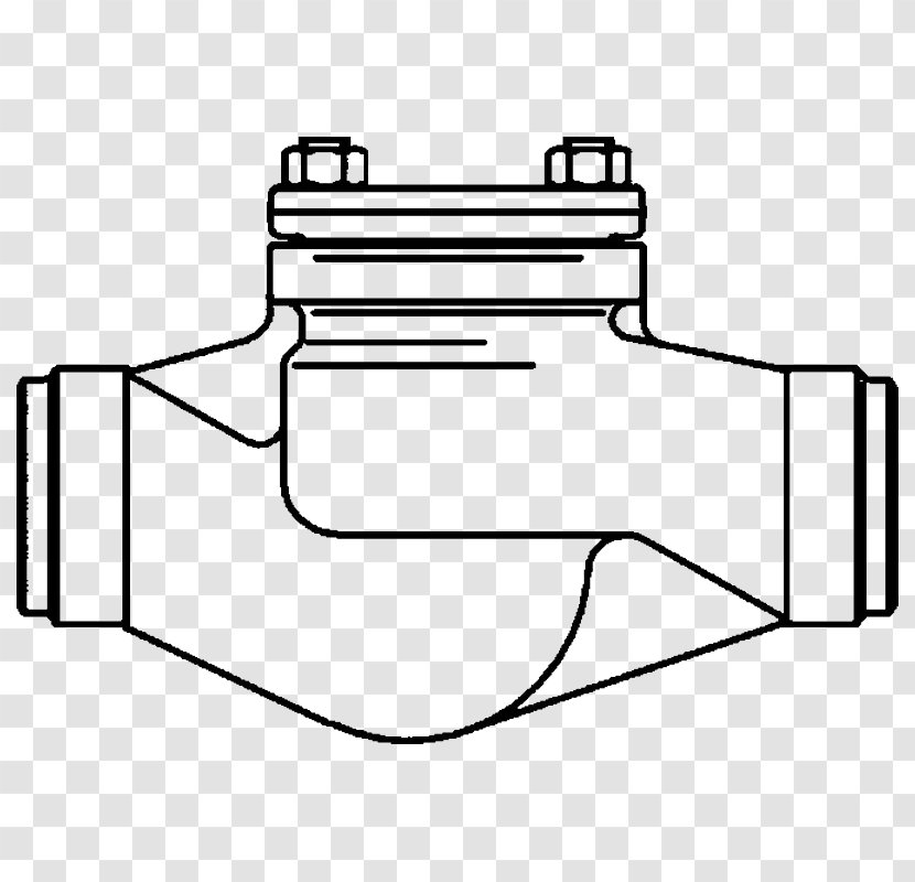 Check Valve Liquid Gas Piston - OMB Drawings Transparent PNG