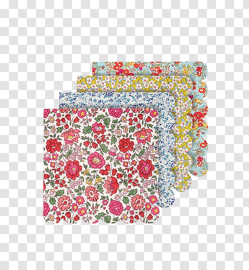 Cloth Napkins Luck And Assorted Liberty Large X 20 Floral Meri Plates 8 - London Transparent PNG