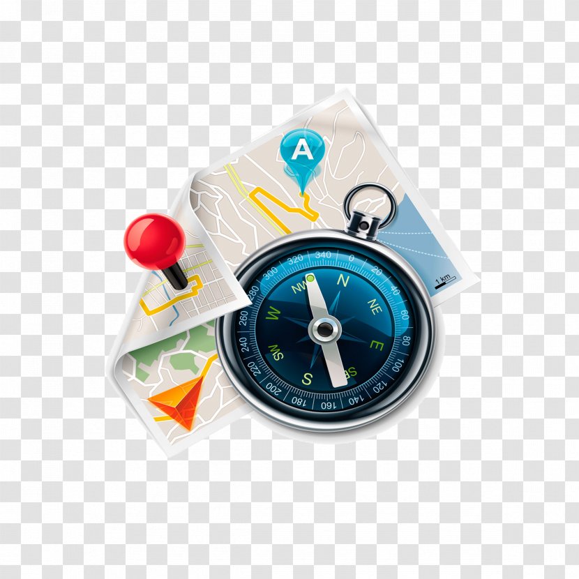 GPS Navigation Device Icon - Google Maps - Map Transparent PNG