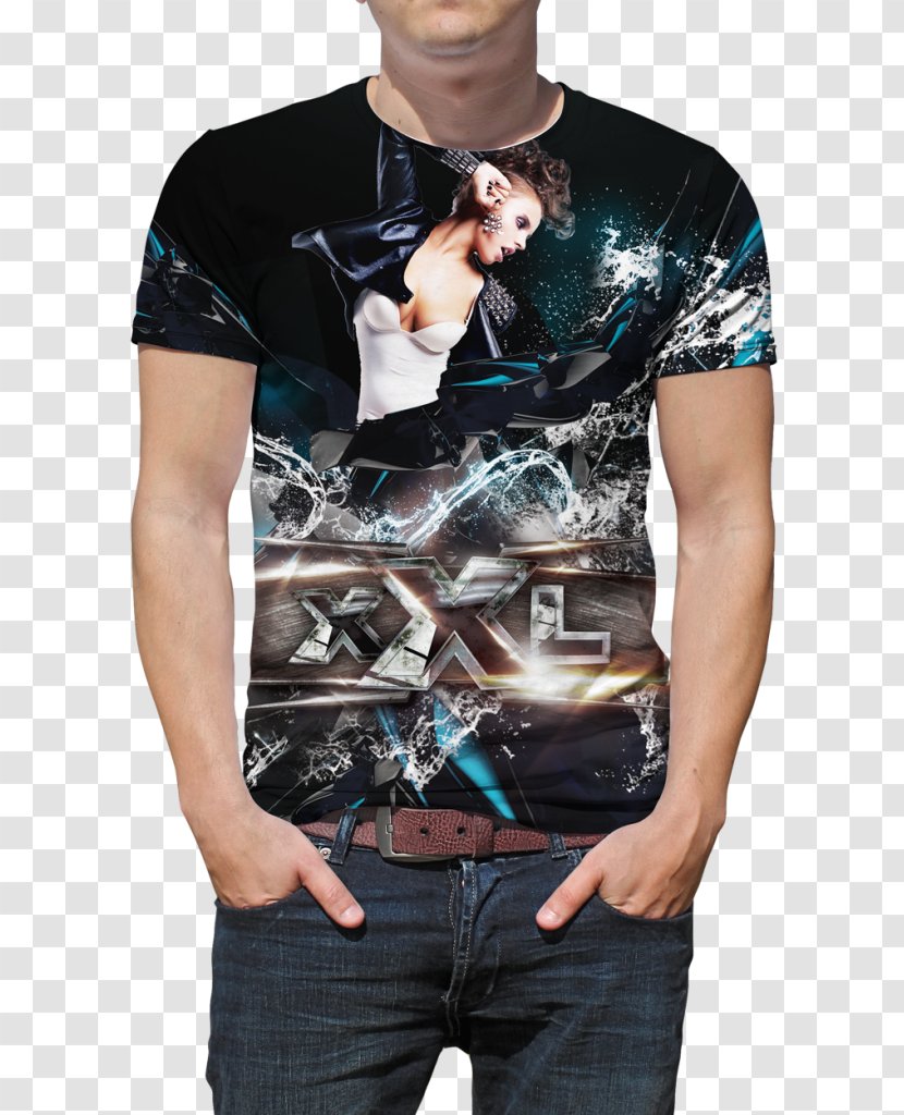 Printed T-shirt Hoodie Clothing - Calvin Klein Transparent PNG
