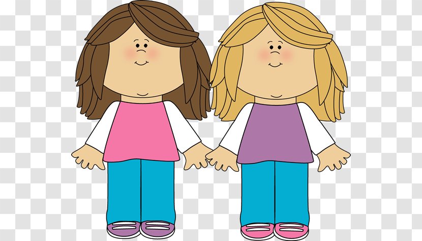 Twin Free Content Sister Clip Art - Watercolor - Cliparts Siblings Transparent PNG