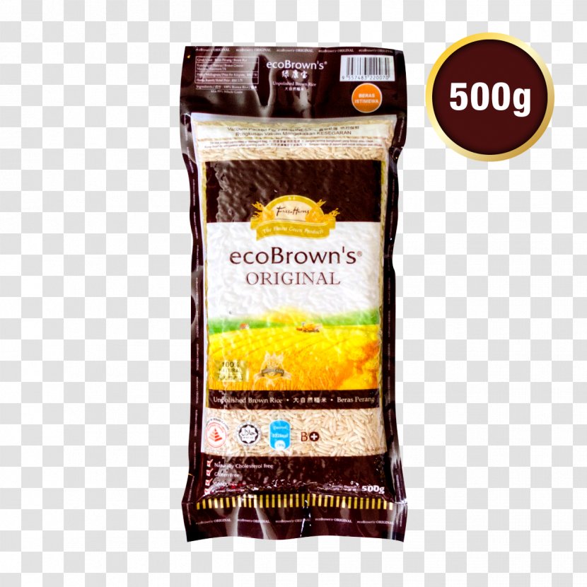 Brown Rice Whole Grain Ingredient Hypercholesterolemia Flour - Mineral Transparent PNG