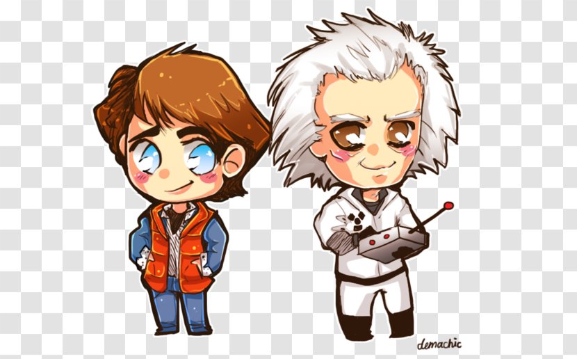 Dr. Emmett Brown Marty McFly Back To The Future Great Scott - Flower - Bttf Transparent PNG