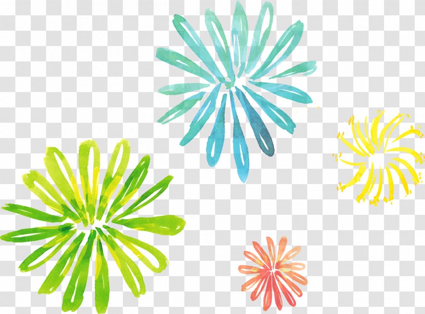 Watercolor Painting - Gratis - Flowers Transparent PNG