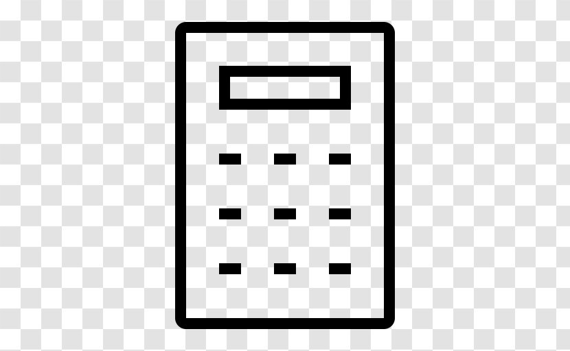 Interest Line - Calculator - Rectangle 1000000 Transparent PNG