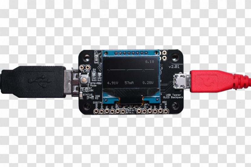Battery Charger Electronics USB Multimeter Hardware Programmer - Microcontroller - Q Amp Z Transparent PNG