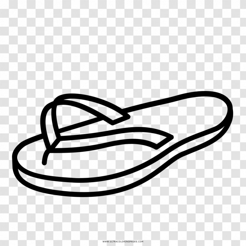 Coloring Book Child Flip-flops Drawing - Line Art - Page Turn Transparent PNG