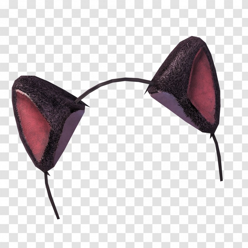 Cat Ear Head Drawing - Magenta Transparent PNG